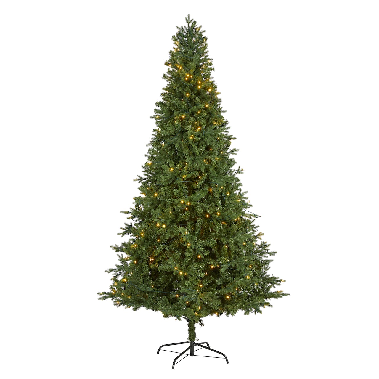 8ft. Pre-Lit Vermont Fir Artificial Christmas Tree with Clear LED Lights